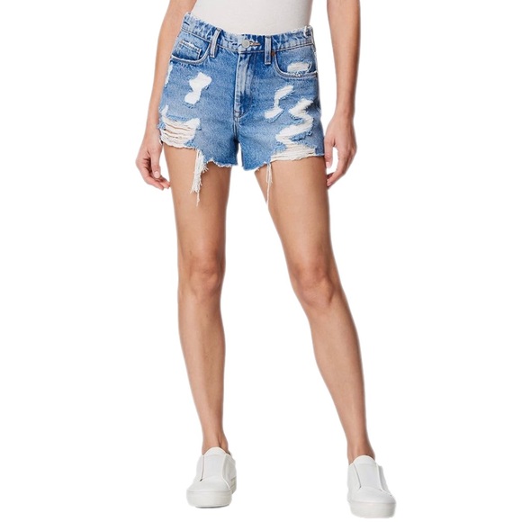 Blank NYC Denim Shorts Distressed 26 NWT - Picture 1 of 5